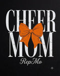 RepMo Cheer Mom Orange Bow