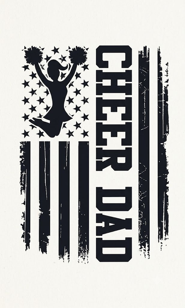 Cheer Dad Flag
